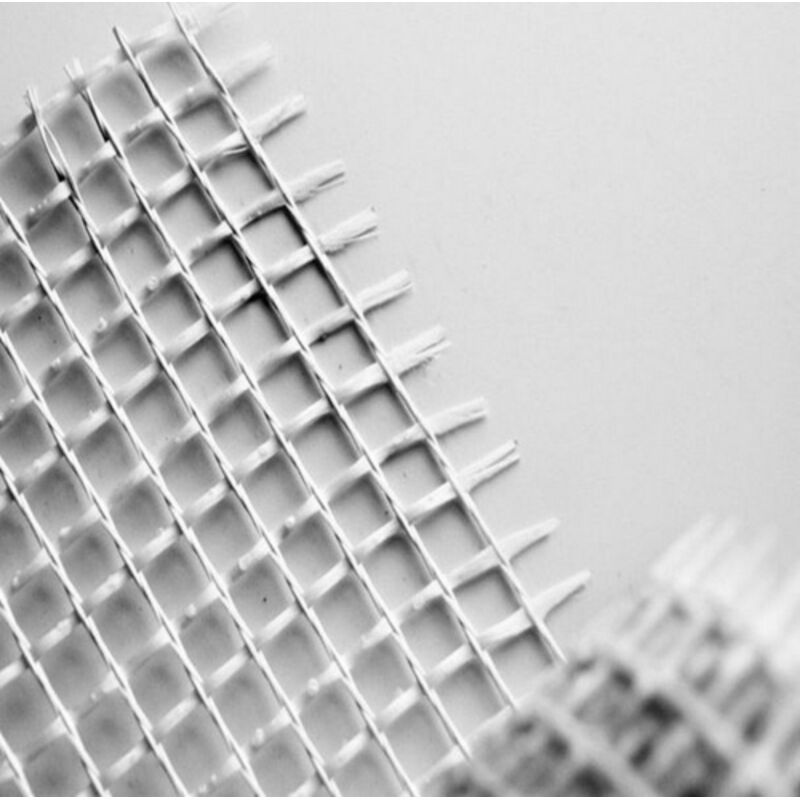 foto del prodotto decotric rotolo rete 1x50 mt in fibra di vetro 5 5 per armature di rivestimenti in presenza di crepe