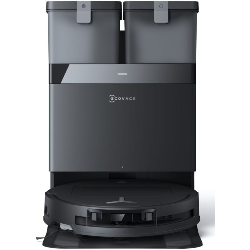 foto del prodotto deebot t50 omni robot aspirapolvere lavapavimenti, 15000 pa, spazzola laterale estensibile e lavapavimenti, zerotangle 2.0, lavaggio con acqua calda