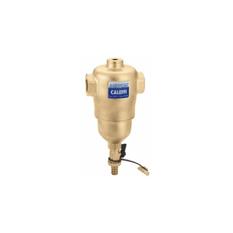 foto del prodotto defangatore dirtcal ottone con scarico attacco f 1 1 4 caleffi 546207 26039 