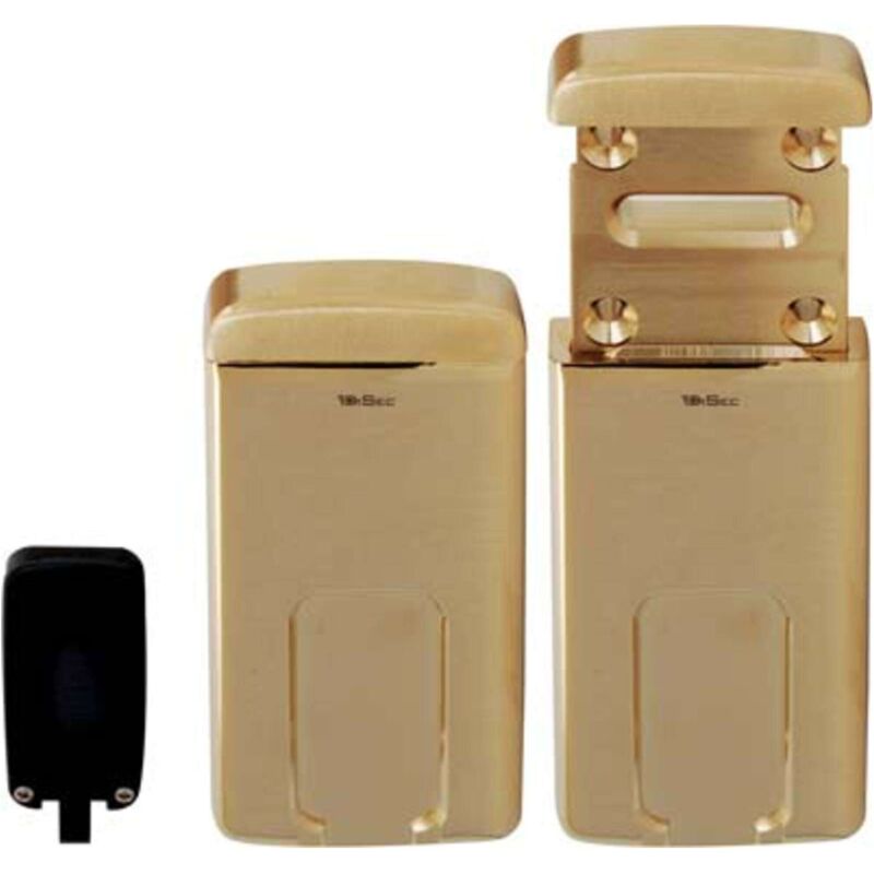 foto del prodotto defender magnetico mg220 disec dm mm 110x55 ottone lucido 1 pezzo