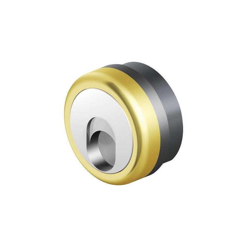 foto del prodotto defender magnetico mrm503 disec inox ottone lucido f.sag i.mm 31 d.mm 50 h.mm 15