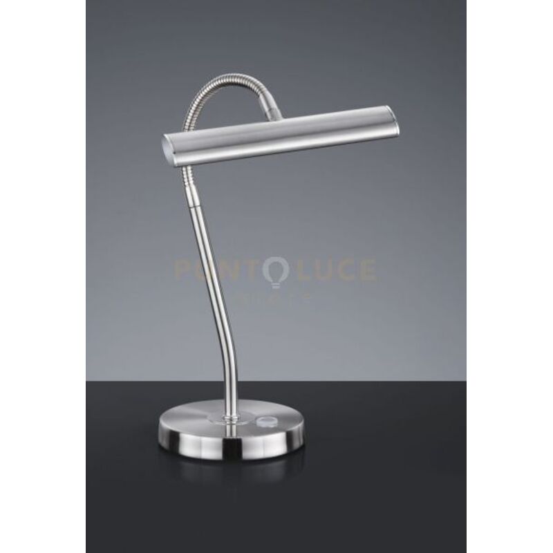 foto del prodotto defibrico curtis lampada da tavolo led 4w 1x 430lm, 3000k acciaio c flessibile cm18xh35