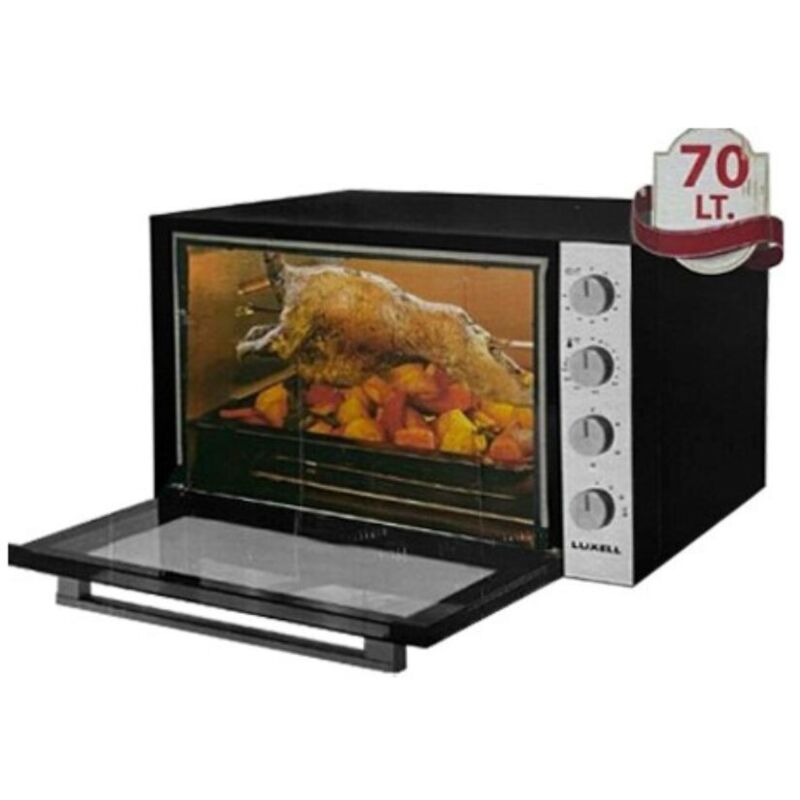 foto del prodotto defibrico forno d appoggio multifunzione 70 litri nero inox lx 9645
