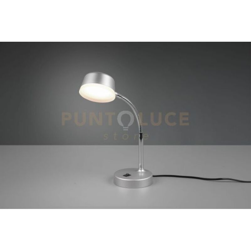 foto del prodotto defibrico kiko lampada da studio alluminio flessibile h. 41cm a led 4,5w 500lm, 3000k