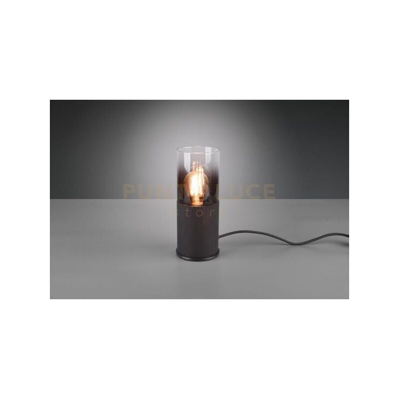 foto del prodotto defibrico lampada tavolo robin 510600132 metallo nero