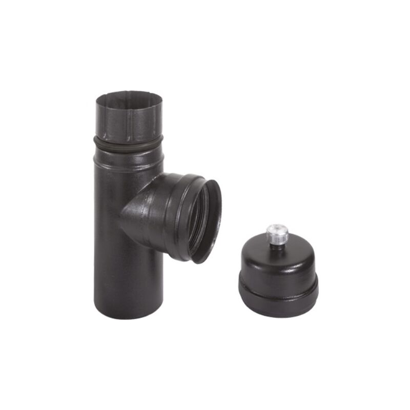 foto del prodotto defibrico raccordo a t f.f per stufe pellet eco 10 cm.