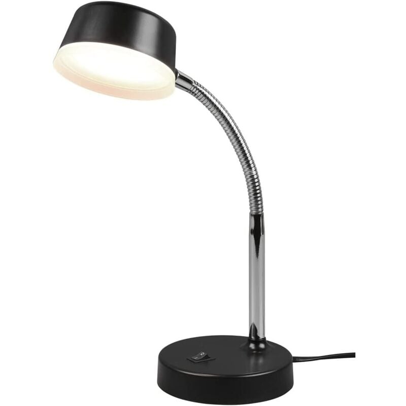 foto del prodotto defibrico reality leuchten lampada da studio kiko nera flessibile altezzaq 41 cm