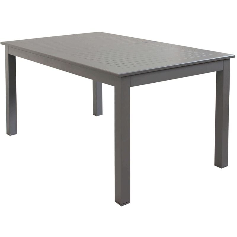 foto del prodotto defibrico tavolo allungabile ibiza in alluminio dogato da esterno per giardino e veranda tavolo 150 210 x 90 cm bianco