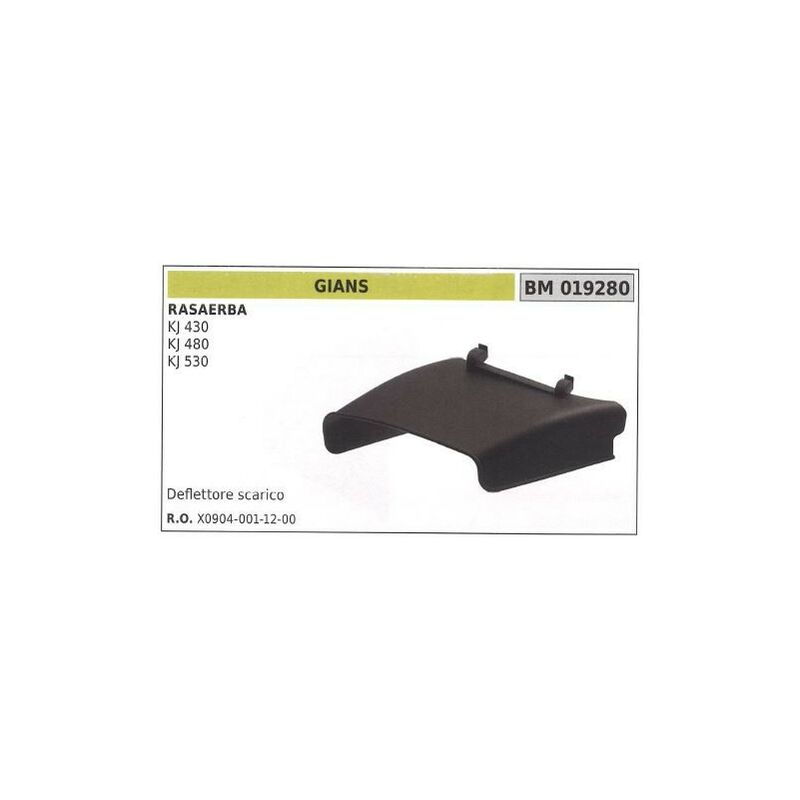 foto del prodotto deflettore scarico gians rasaerba tosaerba tagliaerba kj 430 480 019280