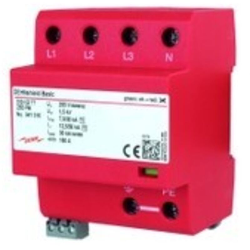 foto del prodotto dehn scaricatore combinato per reti tt e tn t1 2 3p n italia cod. 941316 