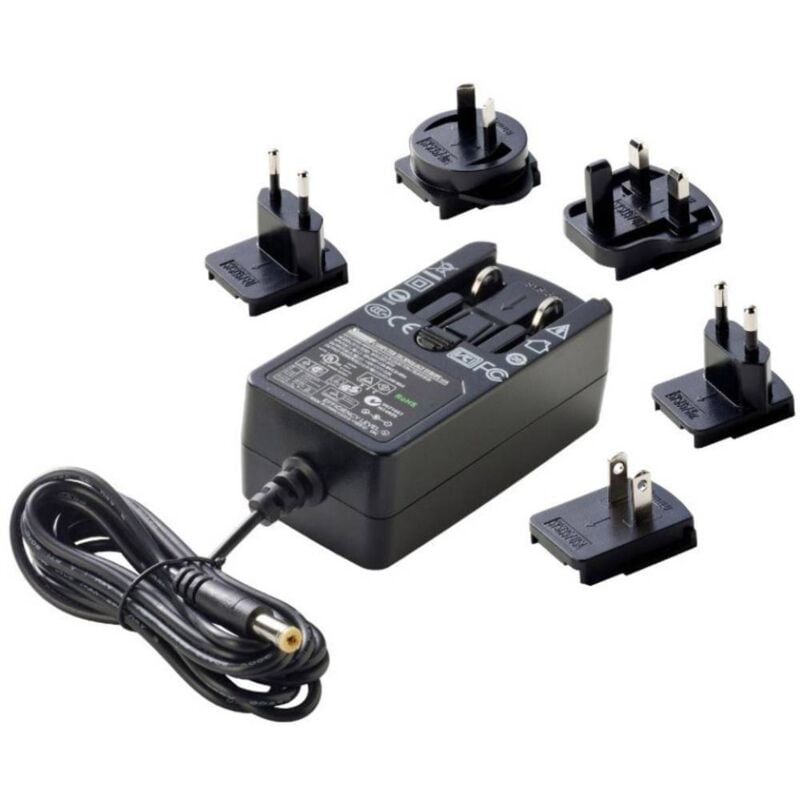foto del prodotto dehner elektronik sys 1541 2424 w2e alimentatore a spina tensione fissa 24 v dc 1000 ma 24 w con adattatore uk, con ada