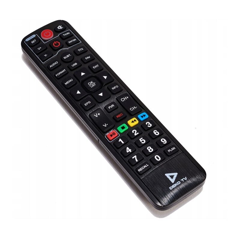 foto del prodotto deko telecomando universale per decoder sintonizzatore tv pro2, pro mini dvb t2 hevc