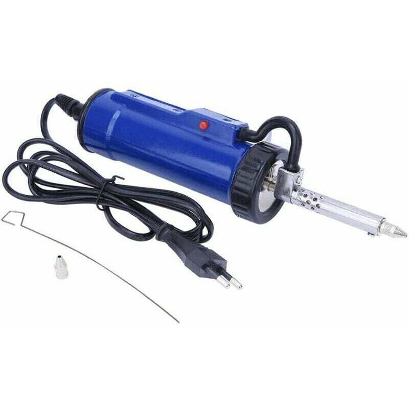 foto del prodotto dekon ventosa per saldatura elettrica 220v 30w, ferro con pompa dissaldante elettrica a vuoto, strumento pistola dissaldante elettrica