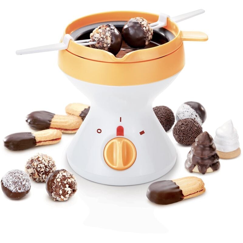 foto del prodotto del cia fondtua elettrica per cioccolato, plastica, bianco tescoma