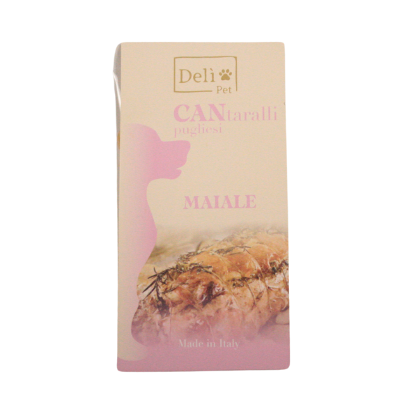 foto del prodotto del pet cantaralli pugliesi snack per cani 150 gr maiale arrosto 1 ordine scegli lo sconto bzr5 bzr20 200 punti fedelt 