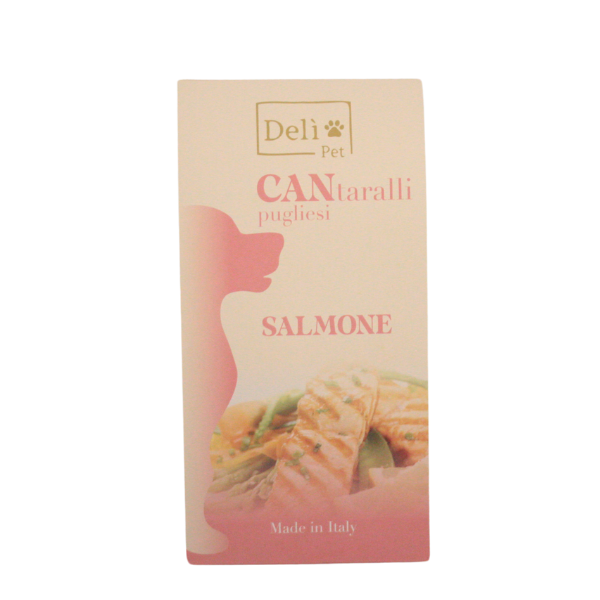 foto del prodotto del pet cantaralli pugliesi snack per cani 150 gr salmone 1 ordine scegli lo sconto bzr5 bzr20 200 punti fedelt 
