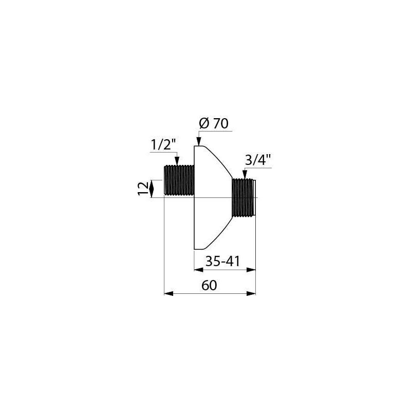 foto del prodotto delabie m1 2 m3 4 raccordi sfalsati sotto rosetta 12 mm set di 2 856027.2p