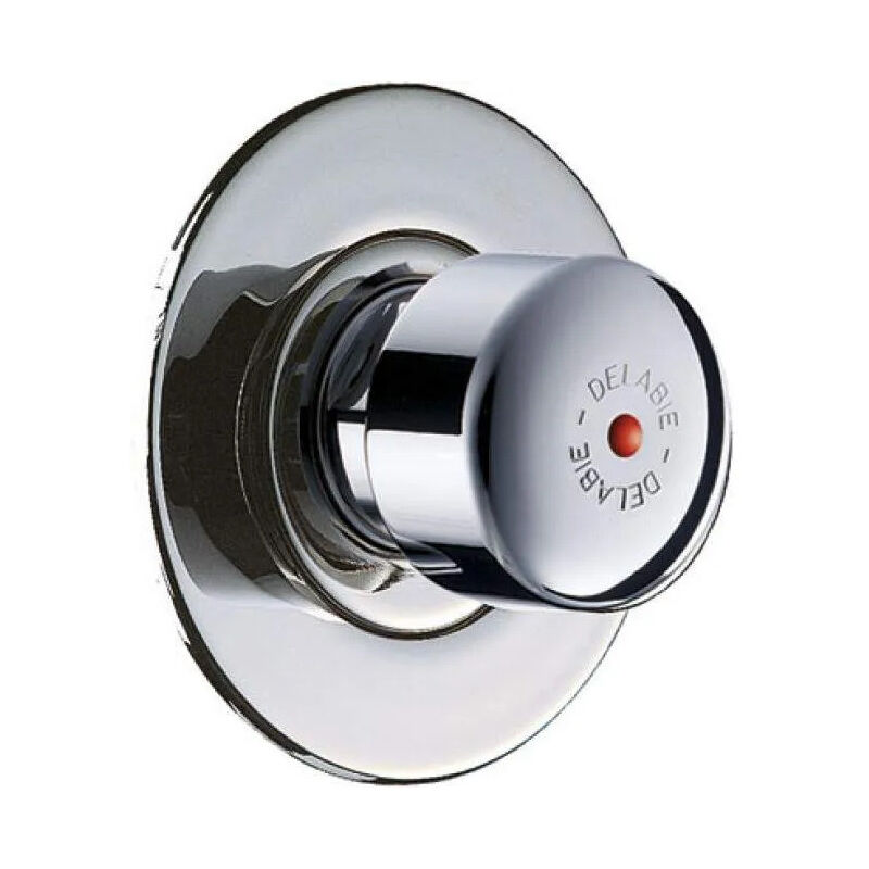 foto del prodotto delabie tempostop doccia 3 4, 30 secondi, rubinetto per pannello doccia, con rosone