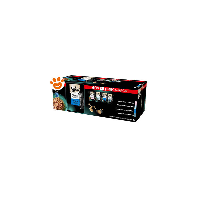foto del prodotto delicatezze di mare in salsa multipack 40 x 85gr sheba