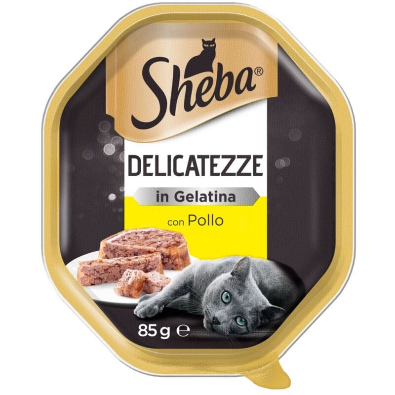 foto del prodotto delicattezze in gelatina per gatto da 85 gr sheba