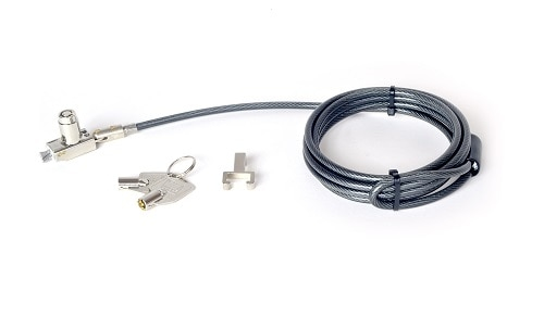 foto del prodotto dell 1djxc cavo di sicurezza nero, argento 1,82 m