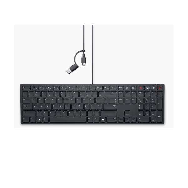 foto del prodotto dell kb525c tastiera ufficio usb qwerty italiano nero