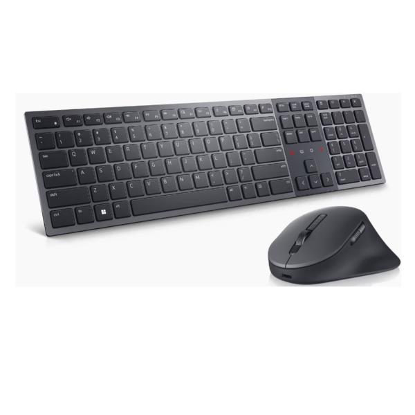 foto del prodotto dell km900 tastiera mouse incluso ufficio rf senza fili bluetooth qwerty us international grafite