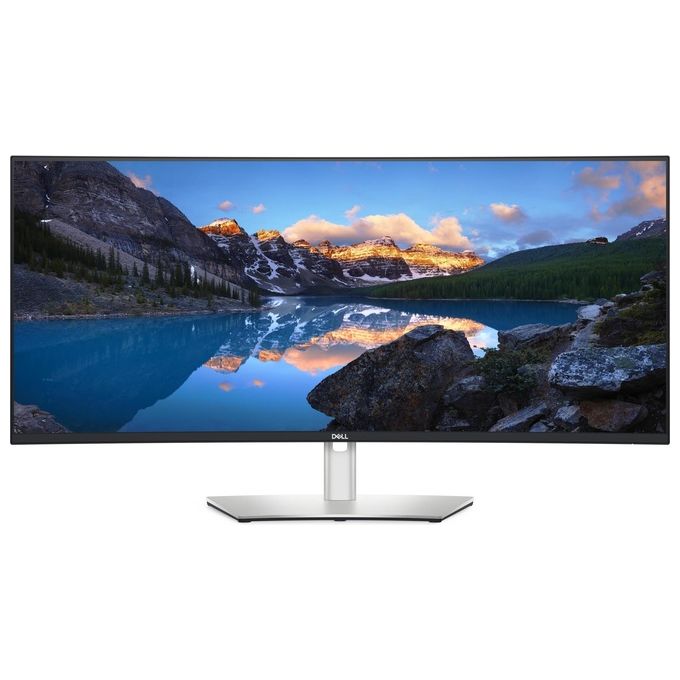foto del prodotto dell ultrasharp u3824dw led display 37.5 3840x1600 pixel wide quad hd lcd nero argento
