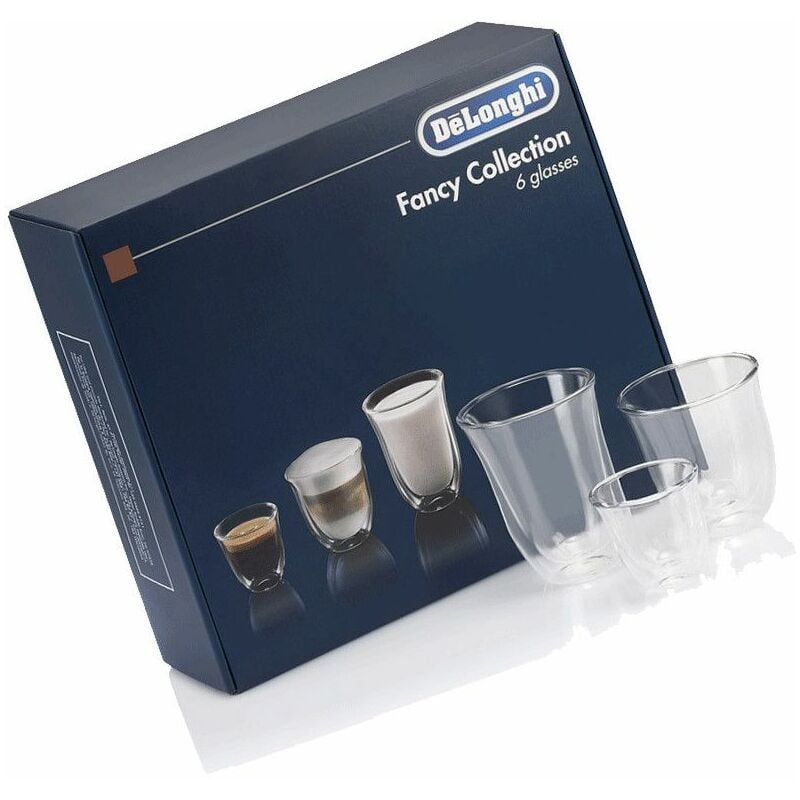 foto del prodotto delonghi 6 bicchieri termici trasparenti macchina da caff , caffettiera 4356416