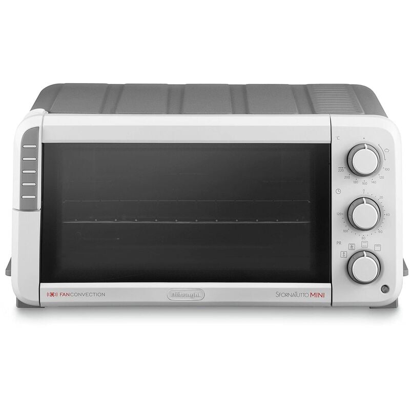 foto del prodotto delonghi de longhi eo12512.wg sfornatutto mini, forno elettrico,capacit 12l,5 funzioni di cottura, timer con spegnimento automatico, friggitrice