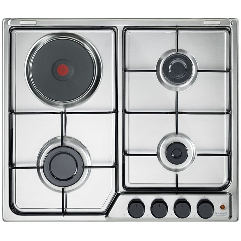foto del prodotto delonghi de longhi ffi 36 er. colore del prodotto acciaio inox, posizionamento dell apparecchio da incasso, dimensione della larghezza del piano