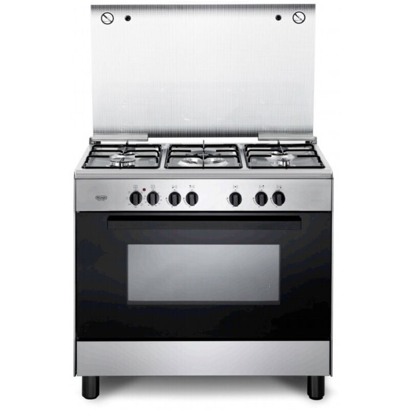 immagine 0 del prodotto delonghi de longhi fmx 96 ed cucina elettrico gas nero, acciaio inox