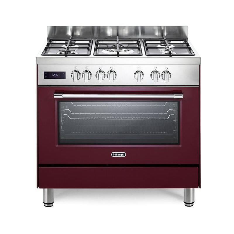 foto del prodotto delonghi de longhi pro 96 mr ed cucina elettrico gas bordeaux, rosso, acciaio inossidabile a
