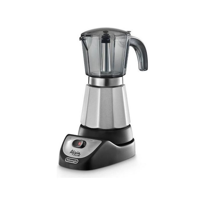 foto del prodotto delonghi emkm4.b alicia caffettiera moka elettrica 450 w 2 4 tazze silver