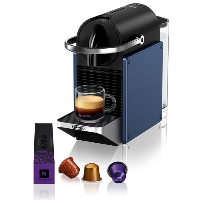 foto del prodotto delonghi en 127.bl pixie blu macchina per caffe' a capsule 1 litro automatica