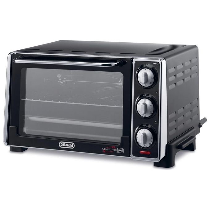 foto del prodotto delonghi eo2079 fornetto elettrico ventilato con grill convection capacita' 20 litri potenza 1300 w 7 funzioni nero