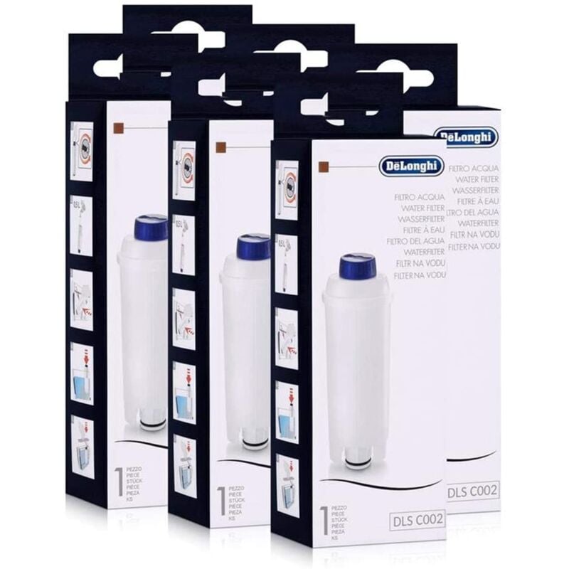 foto del prodotto delonghi lotto di 6 filtri per acqua ecam macchina da caffe, caffettiera de longhi 43573440709238346903