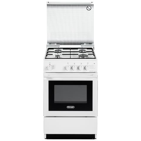 foto del prodotto delonghi sew 554 n ed cucina piano cottura bianco gas a
