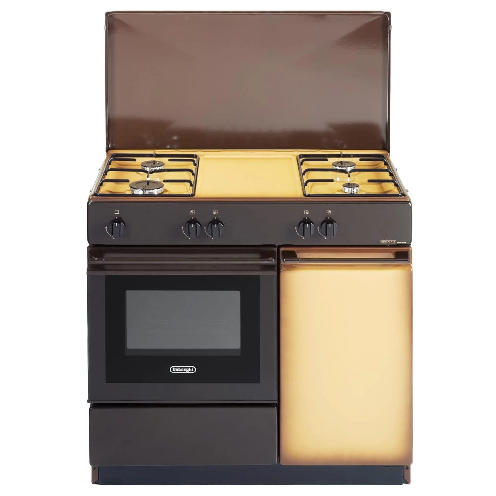 foto del prodotto delonghi sgk854nm cucina libera installazione 86x50 piano cottura a gas 4 fuochi forno elettrico 44l classe a copertone sgk 854 nm