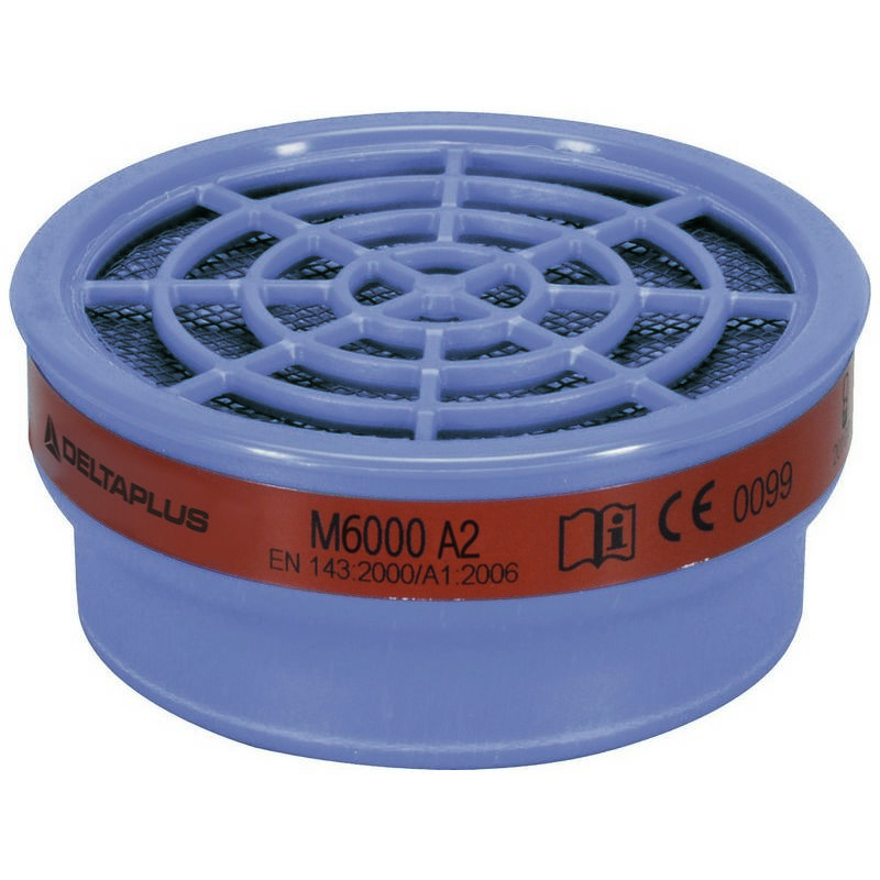 foto del prodotto deltaplus filtro m6000 a2 per maschera jupiter 2 pezzi deltaplus