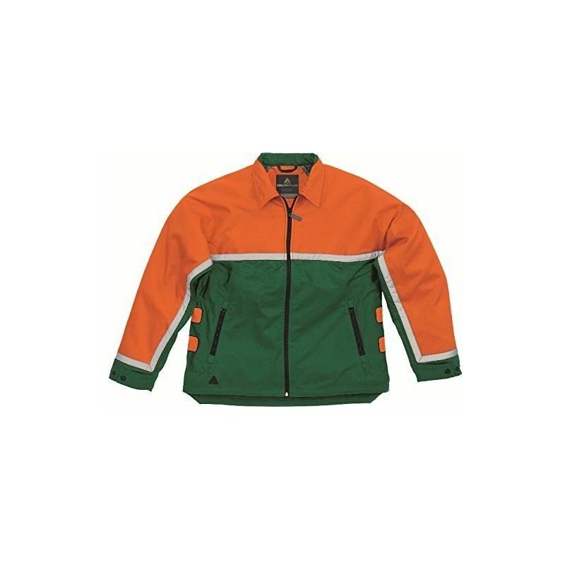 foto del prodotto deltaplus giacca epicea in poliestere cotone verde arancione taglia m