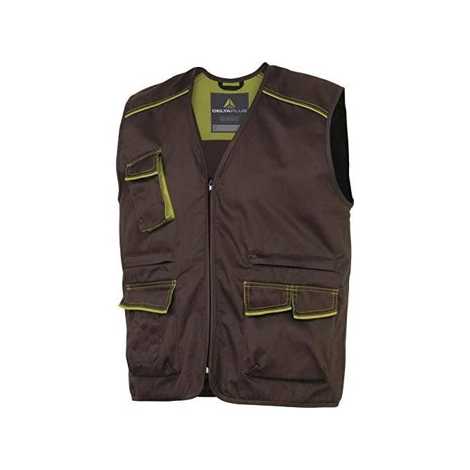 foto del prodotto deltaplus gilet panoply panostyle m6gil taglia s marrone verde