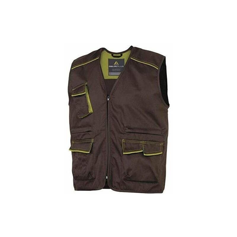 foto del prodotto deltaplus gilet panoply panostyle m6gil taglia xxl marrone verde