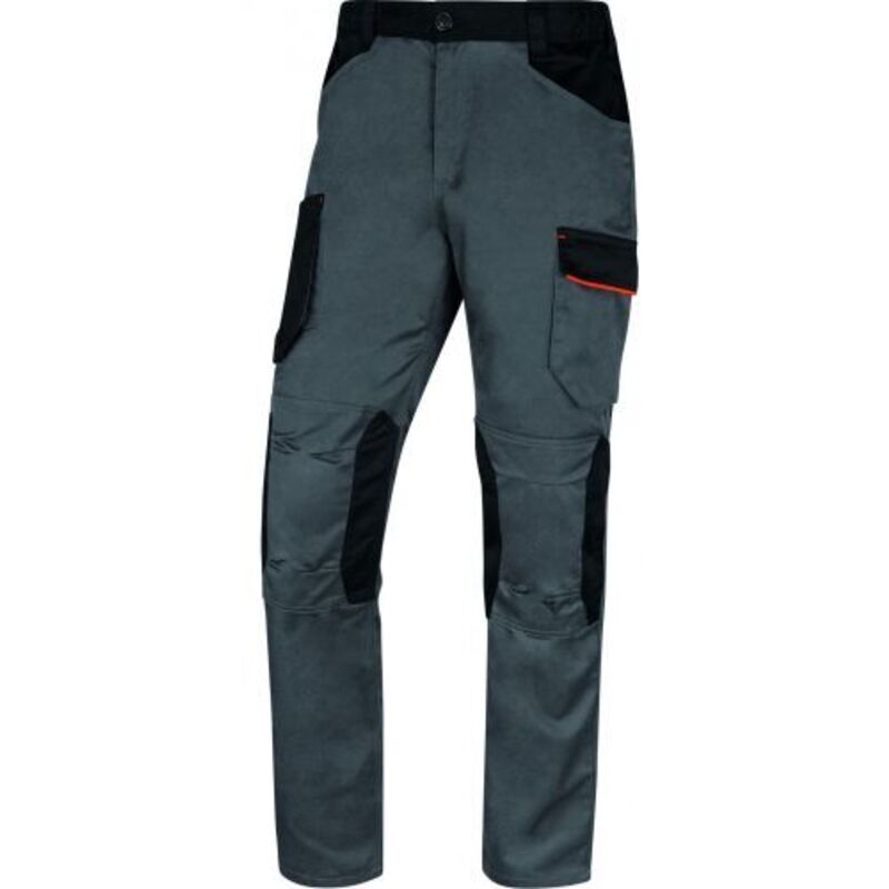 foto del prodotto deltaplus pantalone m2pw3 felpato col. grigio arancio mis. xl