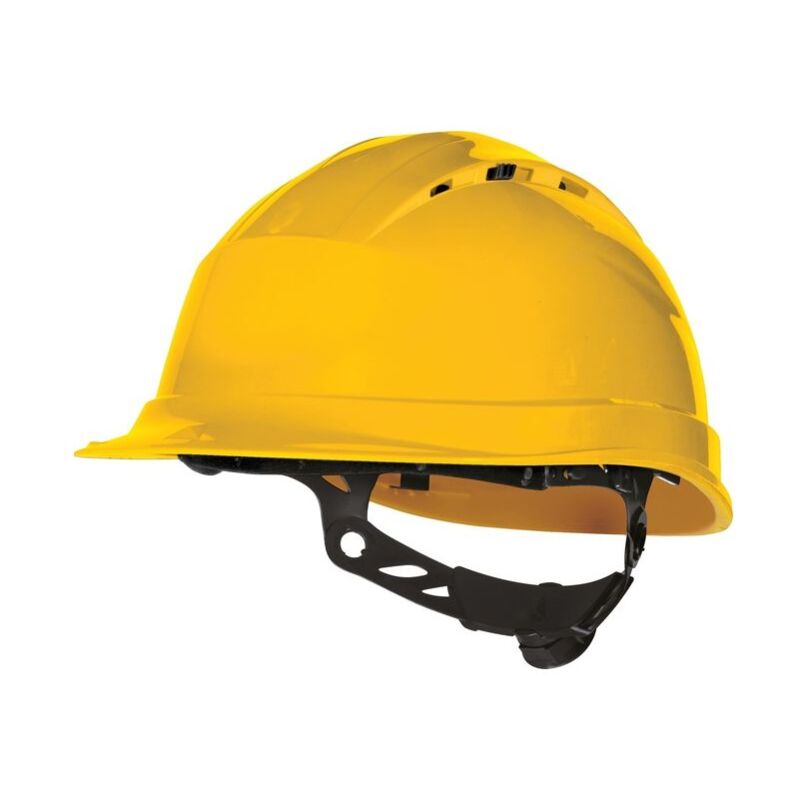 foto del prodotto deltaplus quartzup4 elmetto di protezione regolabile giallo