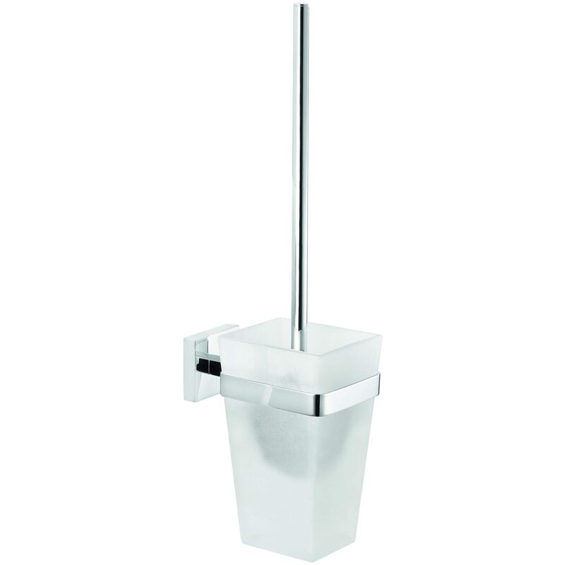 foto del prodotto deluxxe porta asciugamani, autoadesivo, cromato lucido, design raffinato, inox assicurato, 50mm x 72mm x 450mm tesa