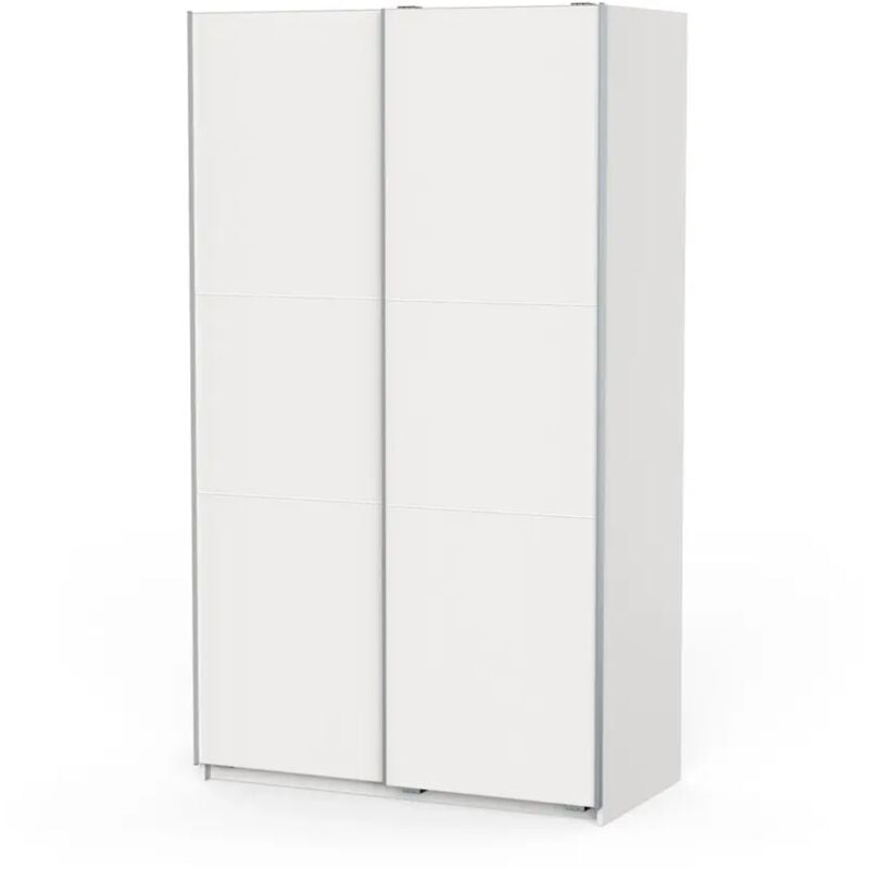 foto del prodotto demeyere armadio ghost bianco con ante scorrevoli, 116x59x203 cm
