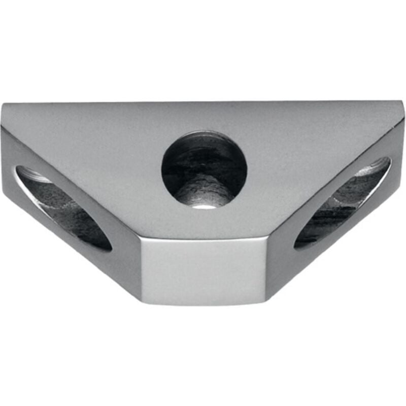 foto del prodotto deni - guida asta per base vario per asta tonda 10mm anodizzato argento