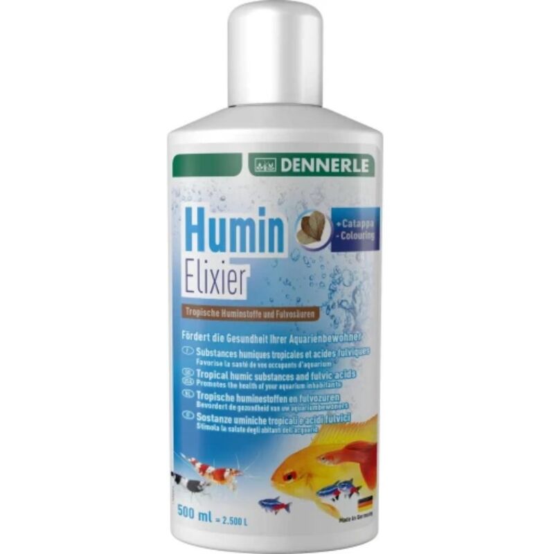foto del prodotto dennerle humin elixier estratto di ontano e foglie di mandorlo formato 500 ml