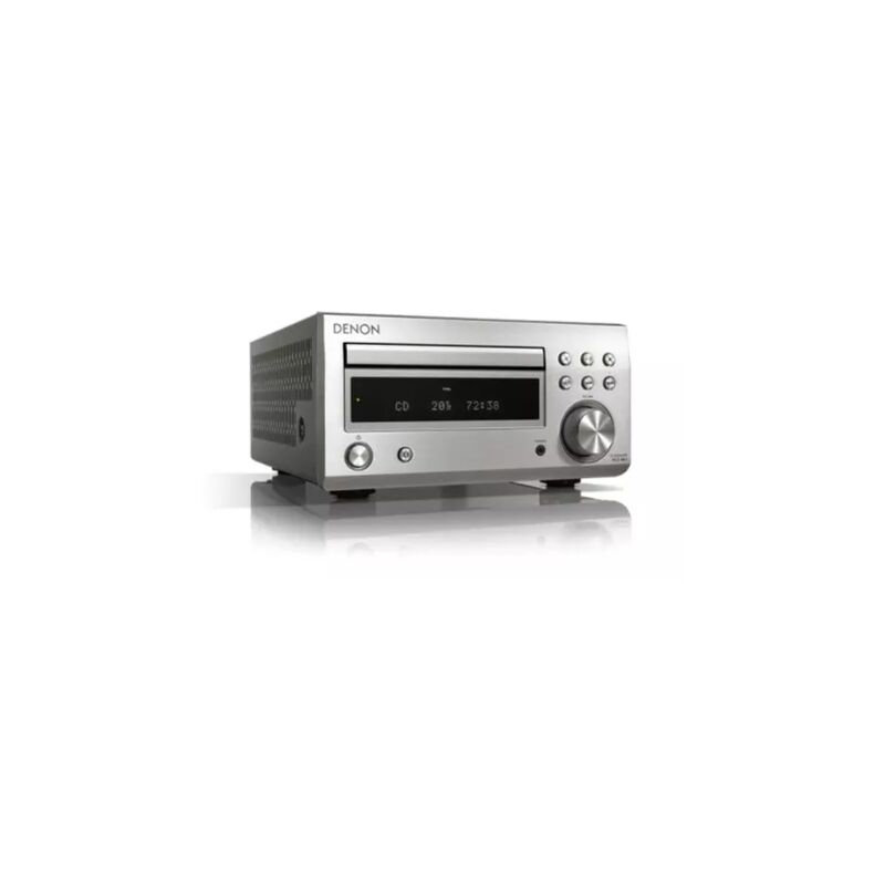 foto del prodotto denon - sintoamplificatore micro hifi con cd bluetooth e radio grigio